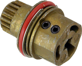 Kaba Mas X-10 Hub Assembly Brass Finish