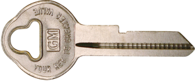Strattec GM B11 O1098LA Multi-Bit Keychain - Chrome
