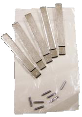 Strattec GM Flip Blade Replacement - 5/Pack Satin Chrome