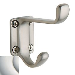 Baldwin Estate 0781140 Bright Nickel Costume Hook