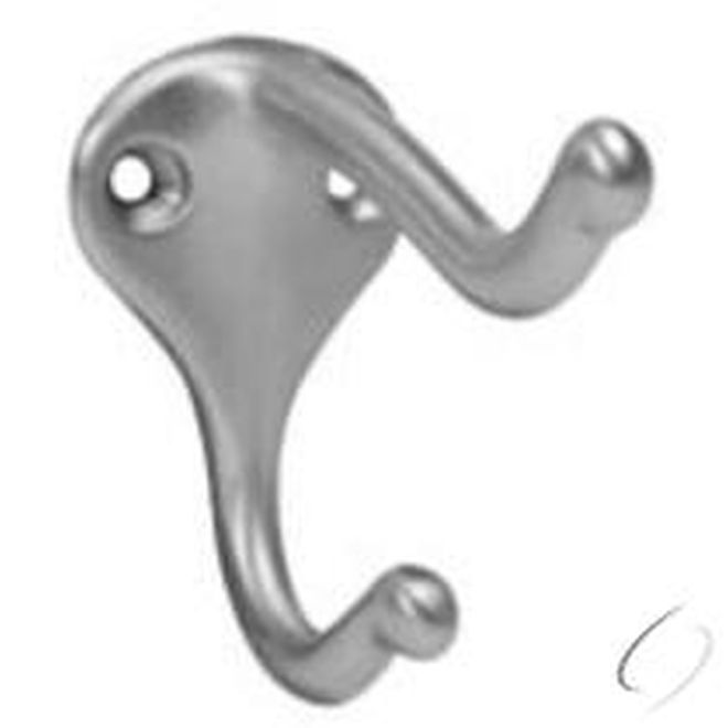 Ives 571B26D Solid Brass Coat and Hat Hook Satin Chrome Finish
