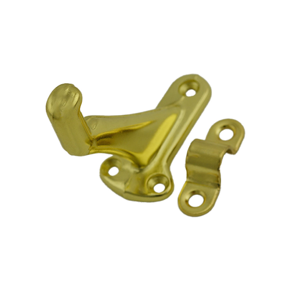 Ives 59A3 Aluminum Handrail Bracket Bright Brass Commercial Grade