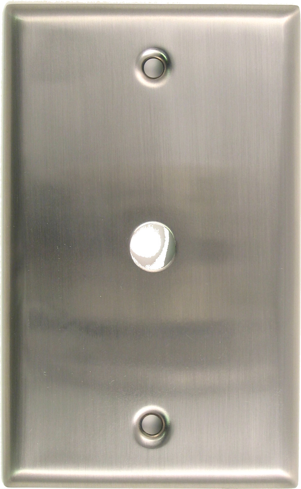 Rusticware 781SN Satin Nickel Single Cable Switch Plate