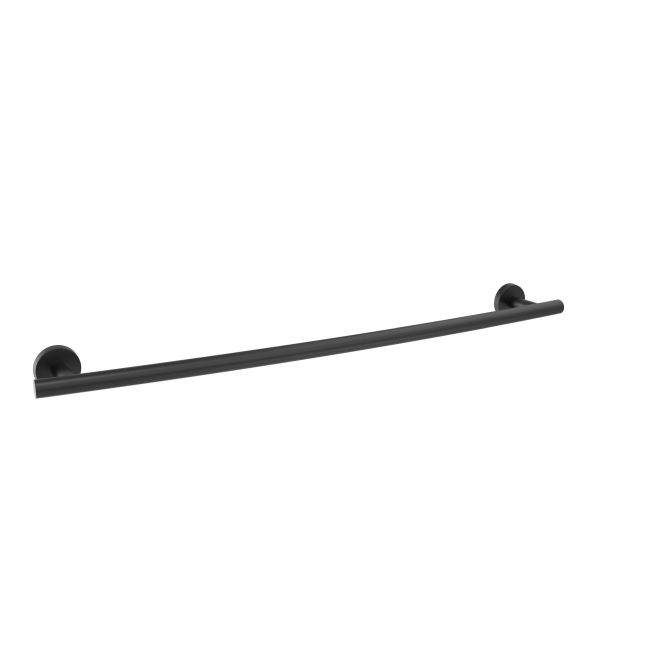Amerock BH26544MB 24 Inch Arrondi Matte Black Towel Bar
