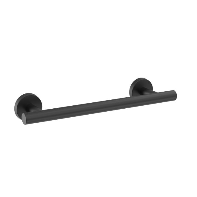 Amerock BH26546MB 9 Inch Arrondi Towel Bar Matte Black Finish