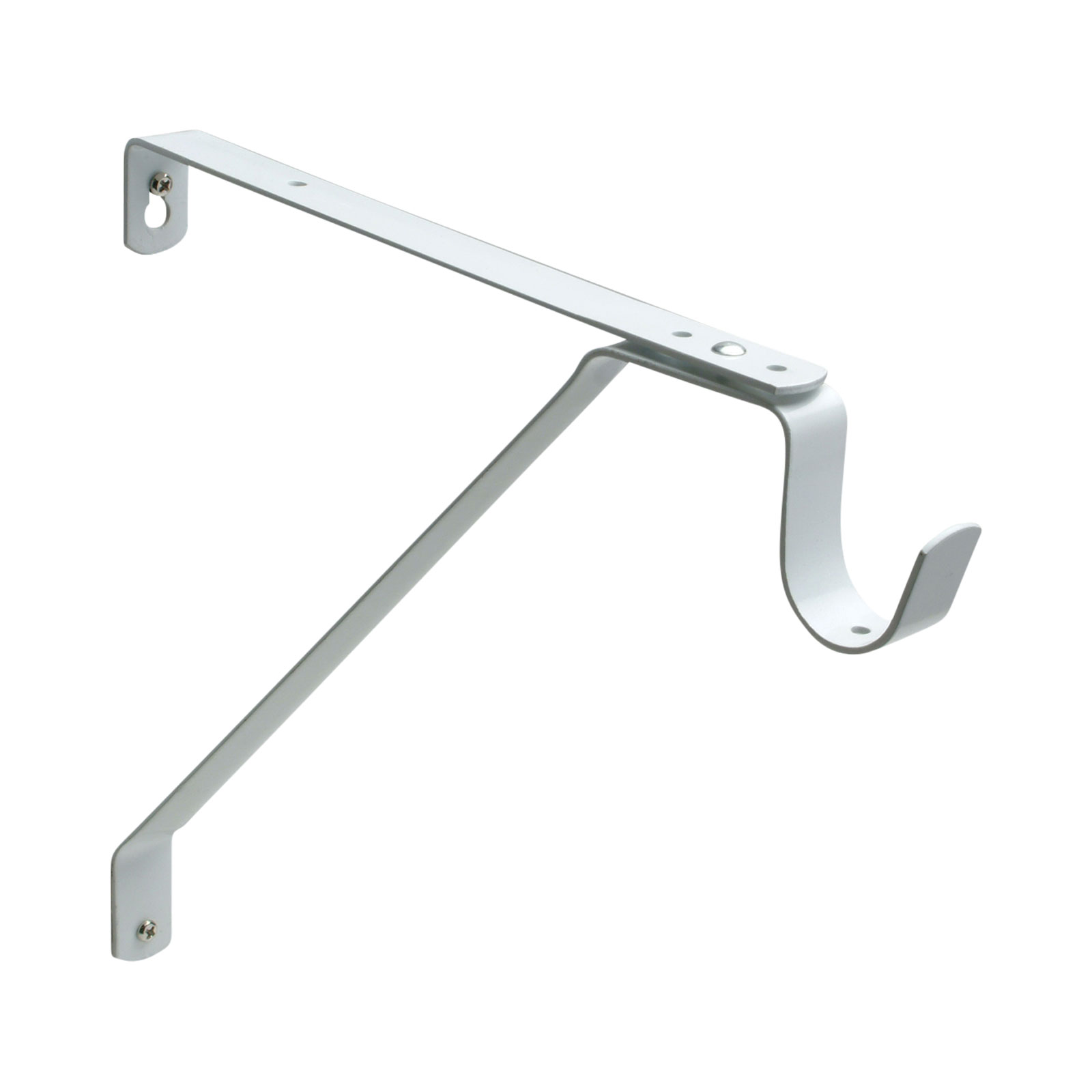 Pamex DD0632WC White Heavy Duty Adjustable Shelf Bracket