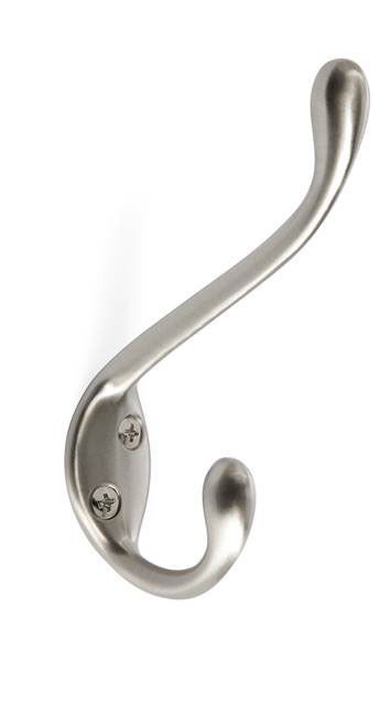 Amerock H55451G10 Noble Coat Hook Satin Nickel