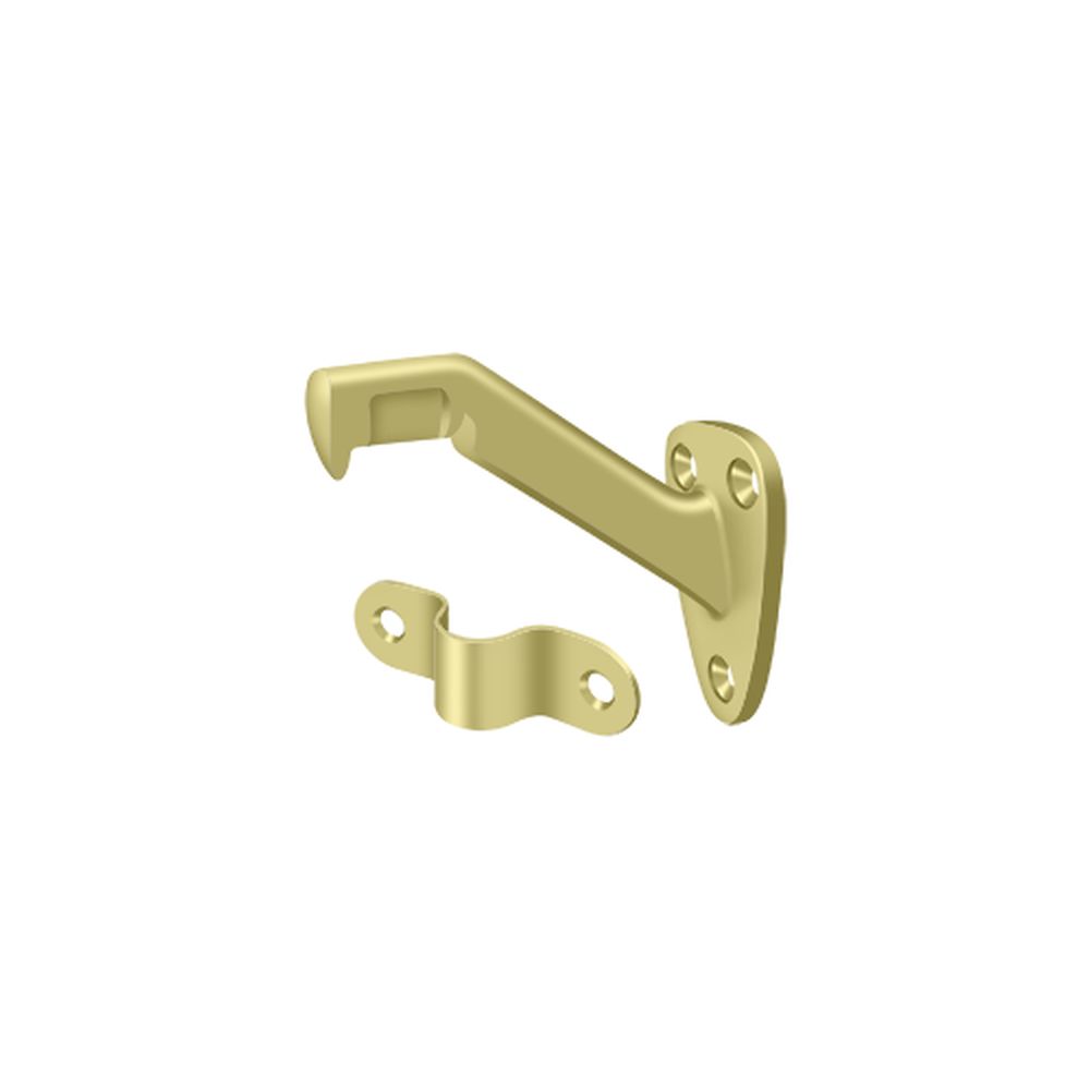 Deltana HRB325U3-UNL Hand Rail Bracket Bright Brass