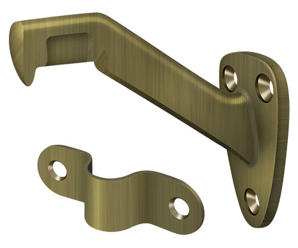 Deltana HRB325U5 Hand Rail Brackets Antique Brass