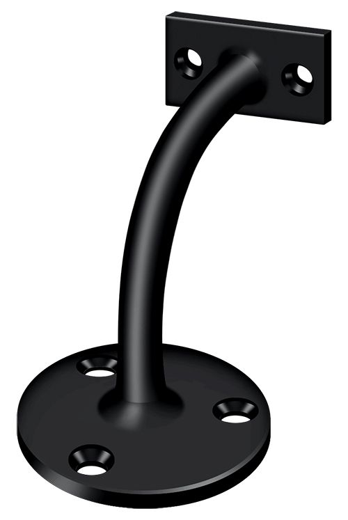 Deltana HRC175U19 Light Duty Hand Rail Black Brackets