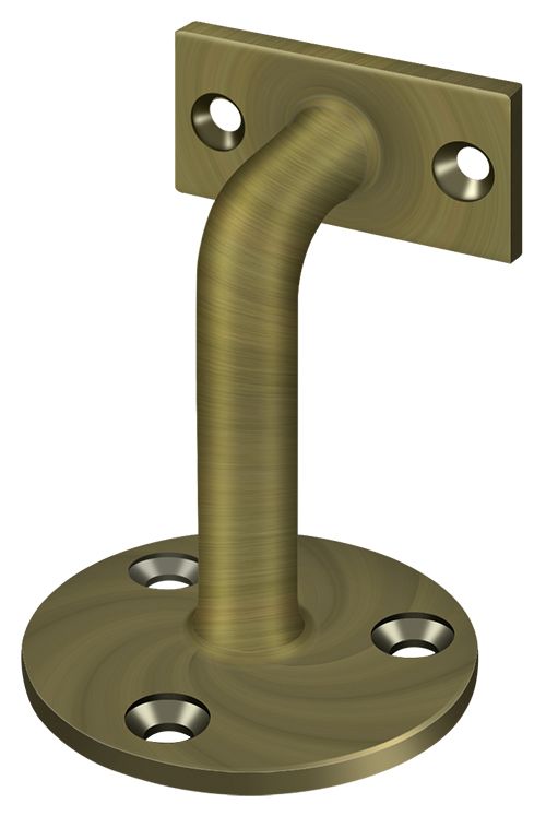 Deltana HRC253U5 Hand Rail Brackets - Antique Brass