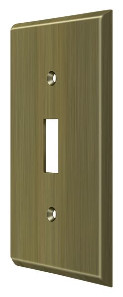 Deltana SWP4751U5 Single Switch Plate Antique Brass
