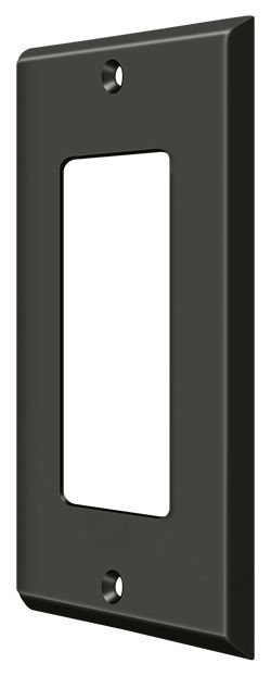 Deltana SWP4754U10B Single Rocker Switch Plate Oil Rubbed Bronze