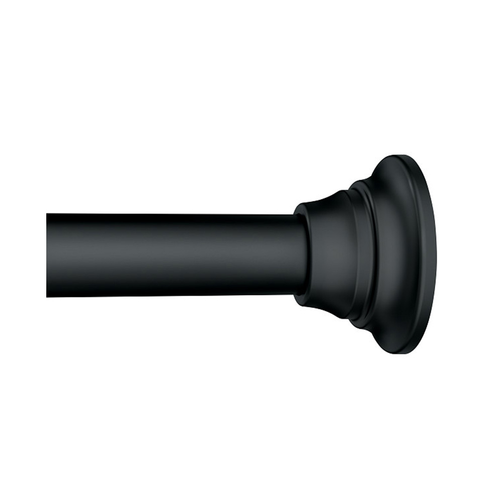 Moen TR1000BL Tension Shower Rod Matte Black