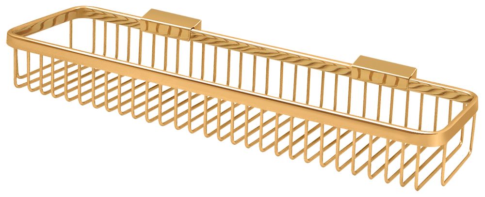 Deltana WBR1851CR003 Rectangular Wire Basket Lifetime Brass