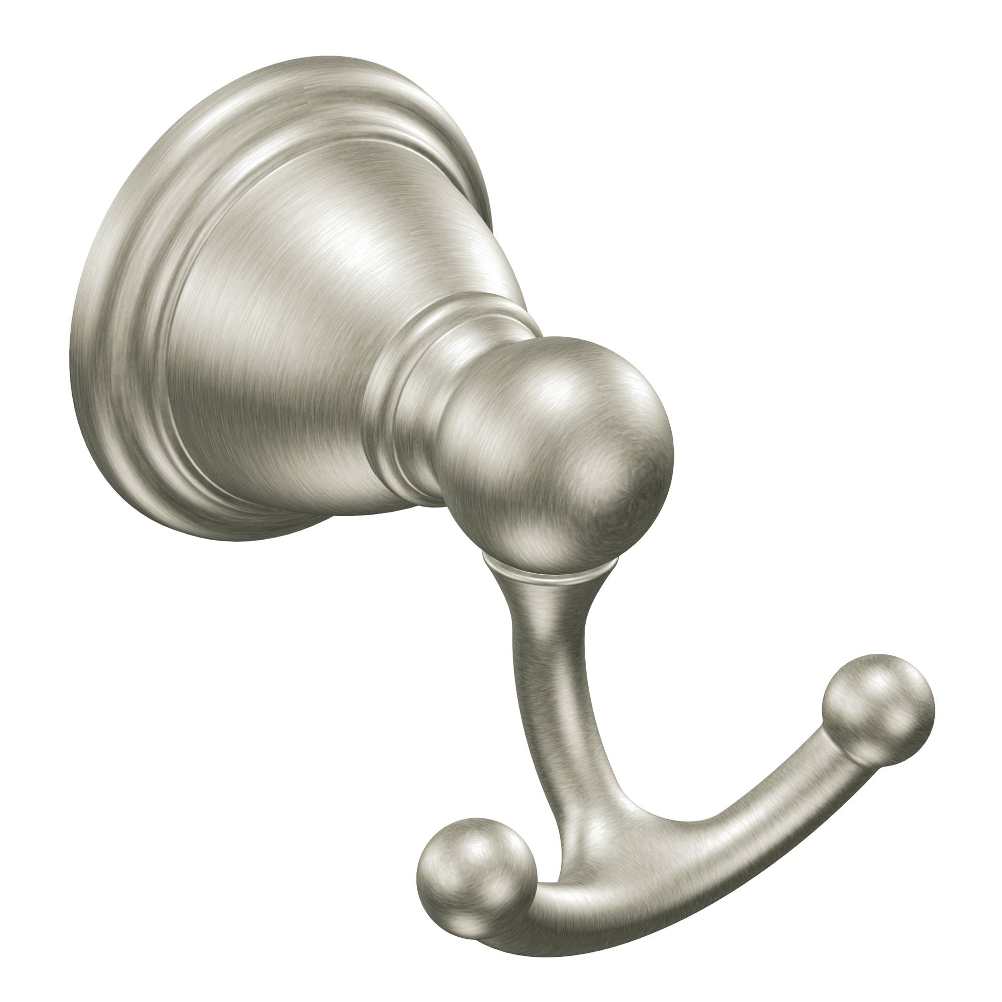 Moen YB2203BN Brantford Double Robe Hook Brushed Nickel